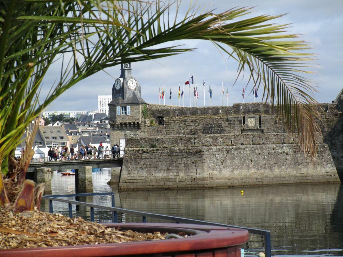 Splendide vue face à la mer Concarneau Extérieur photo