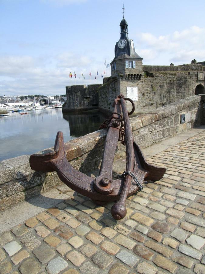 Splendide vue face à la mer Concarneau Extérieur photo