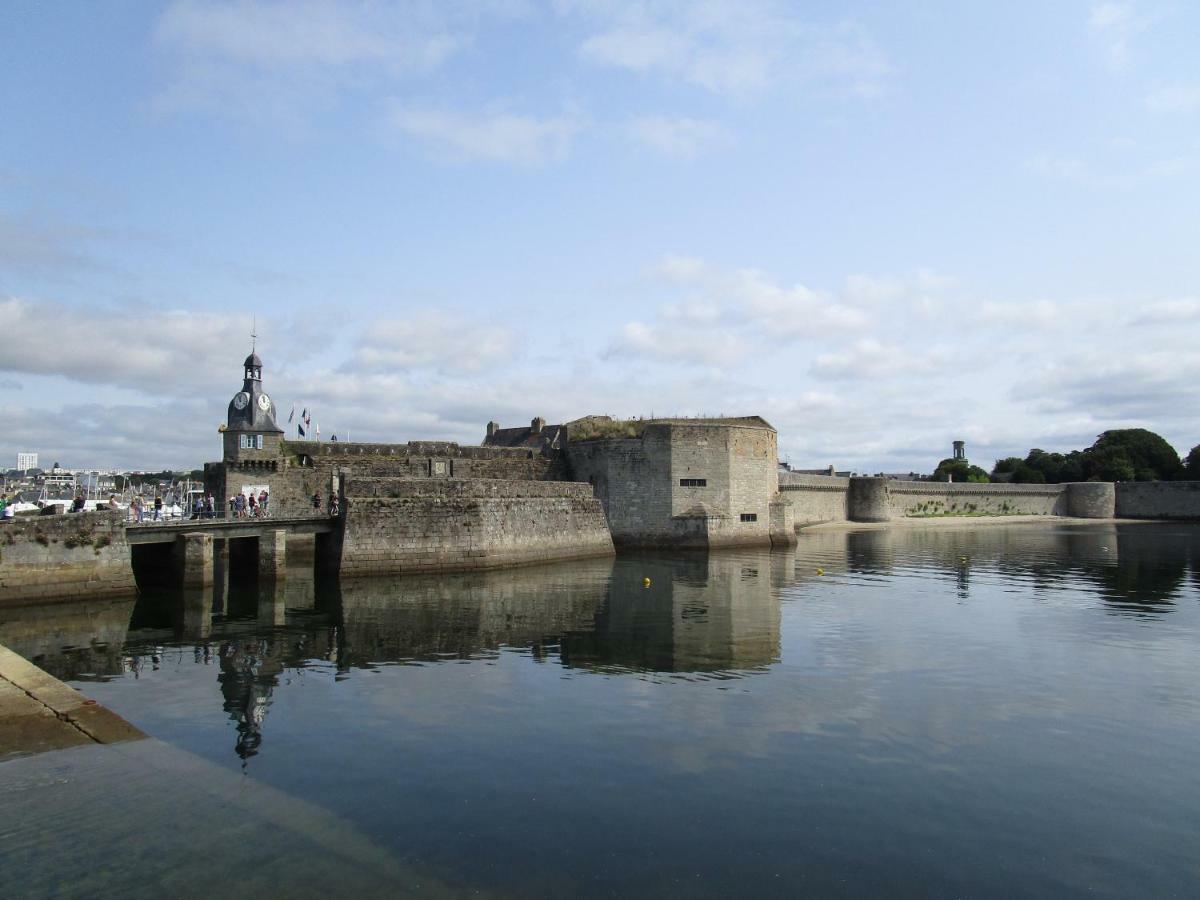 Splendide vue face à la mer Concarneau Extérieur photo