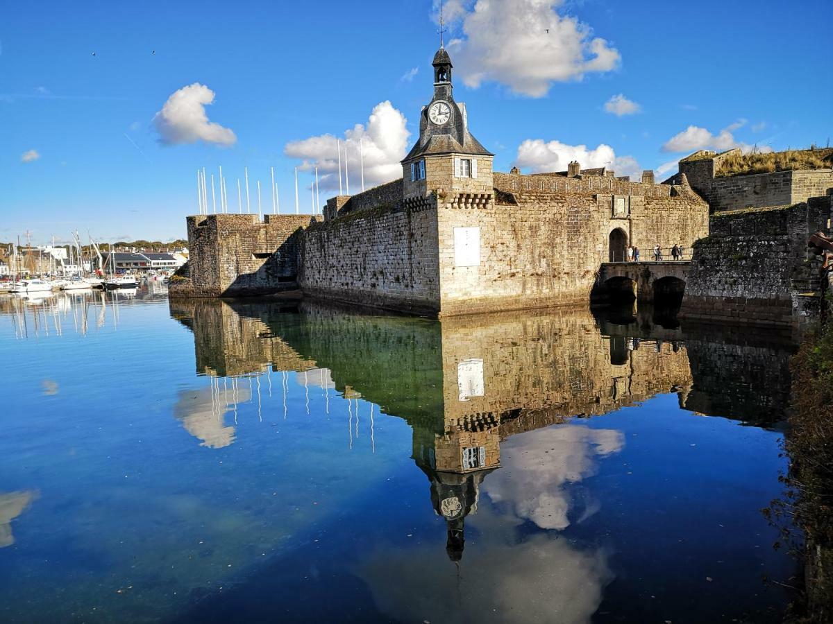 Splendide vue face à la mer Concarneau Extérieur photo